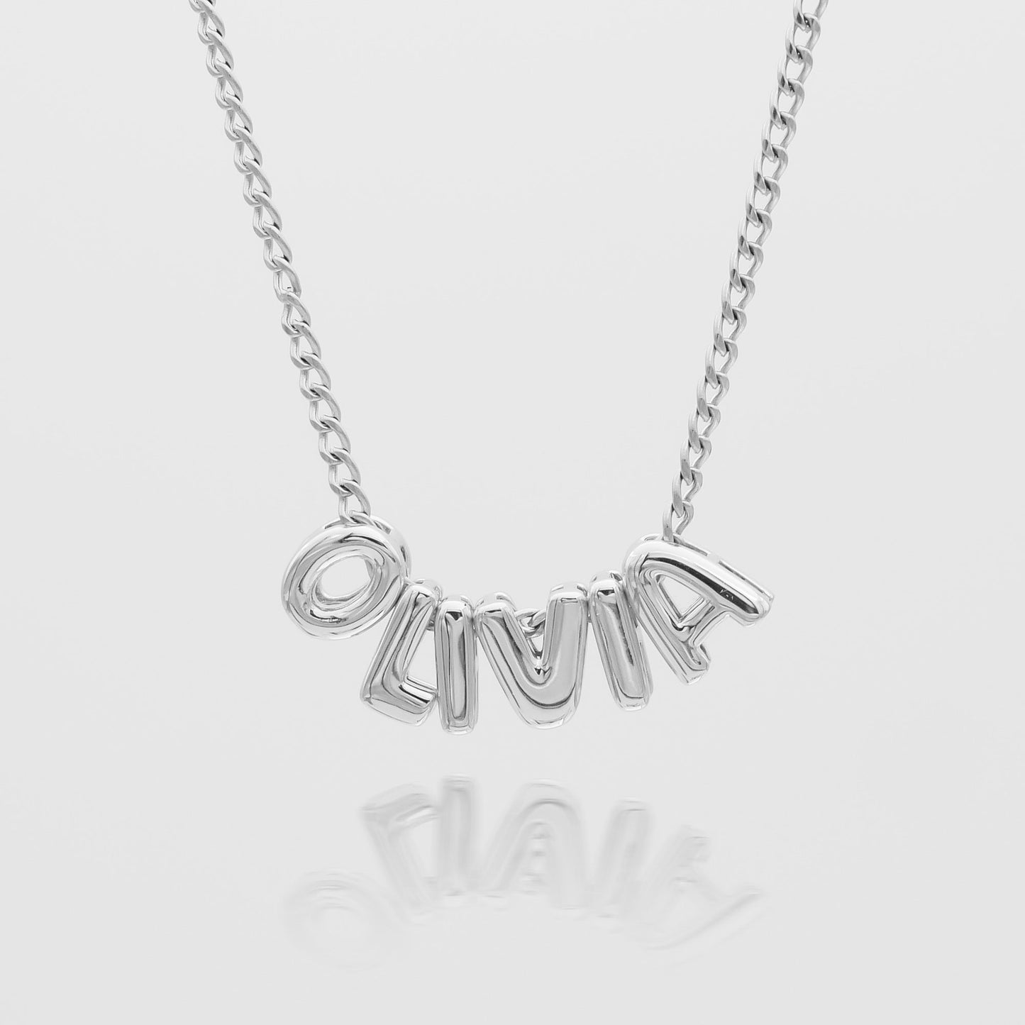 Personalized Bubble Charm Necklace - Image 5 - ISMI JEWELS