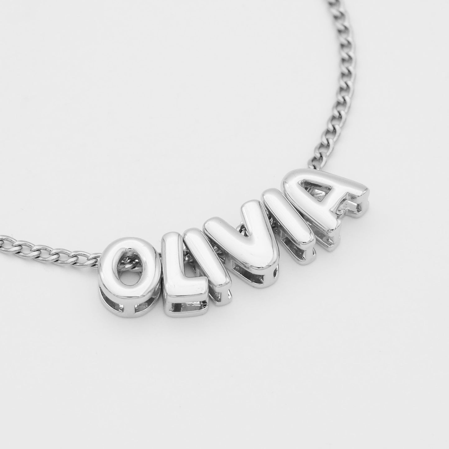 Personalized Bubble Charm Necklace - Image 2 - ISMI JEWELS