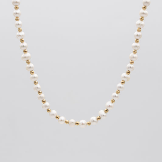 Nadia Pearl Bead Necklace - Image 1 - ISMI JEWELS