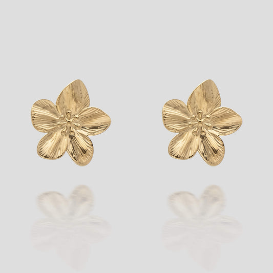 Naya Flower Earrings - Image 1 - ISMI JEWELS