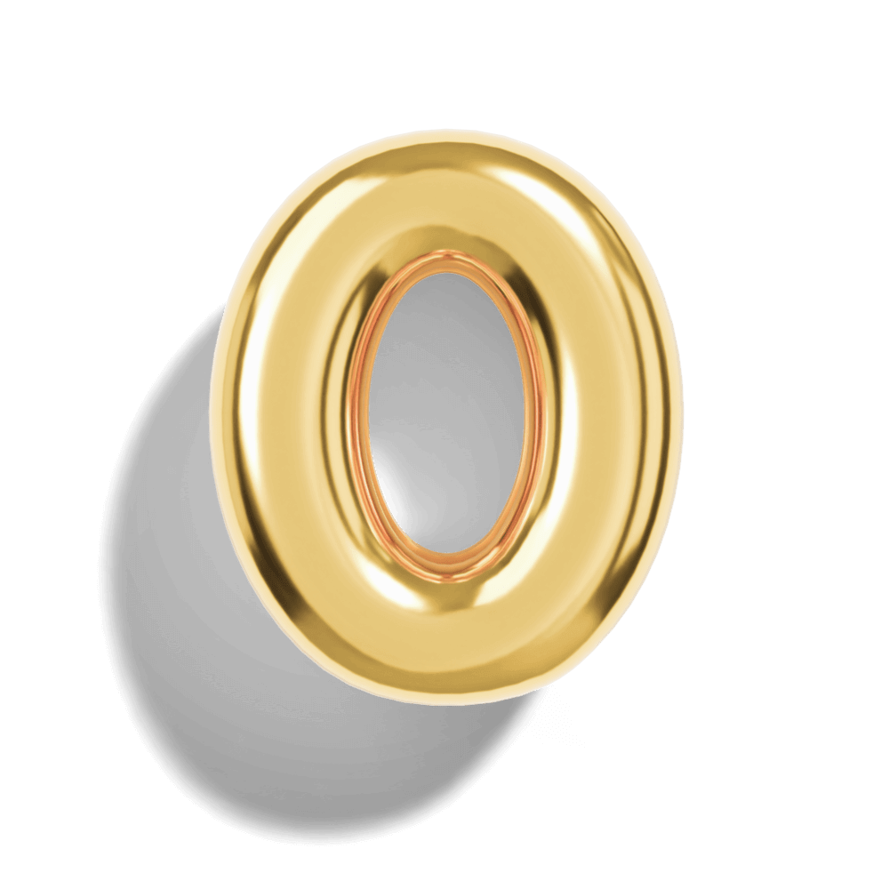Micro Bubble Initial Necklace - Image 15 - ISMI JEWELS