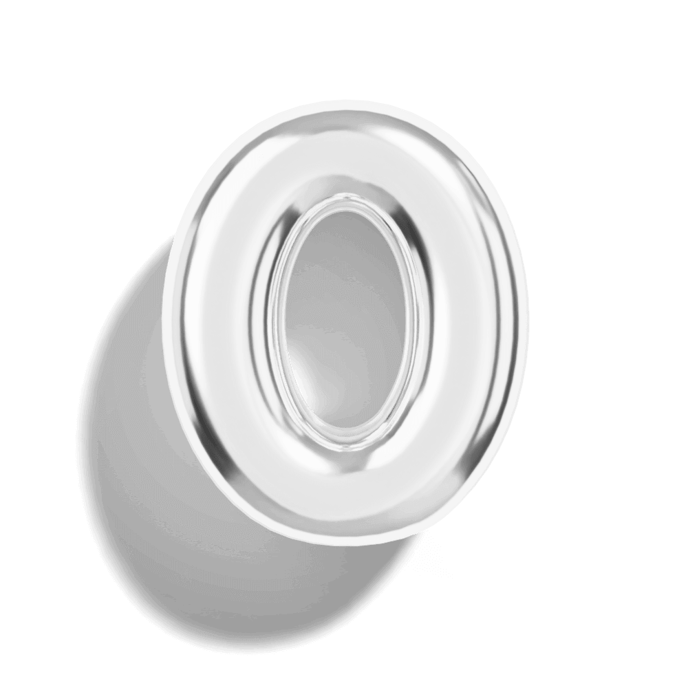 Silver Bubble Letter Charms - Image 17 - ISMI JEWELS