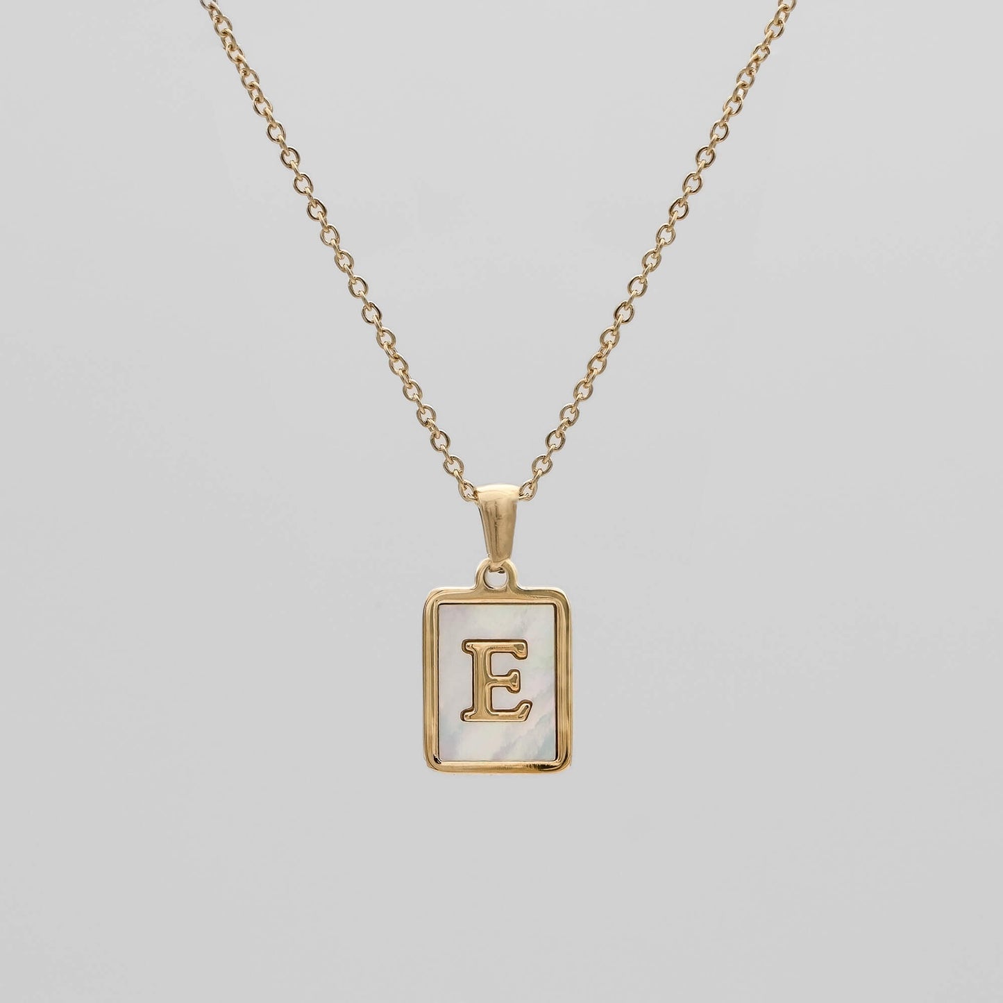 Opal Initial necklace