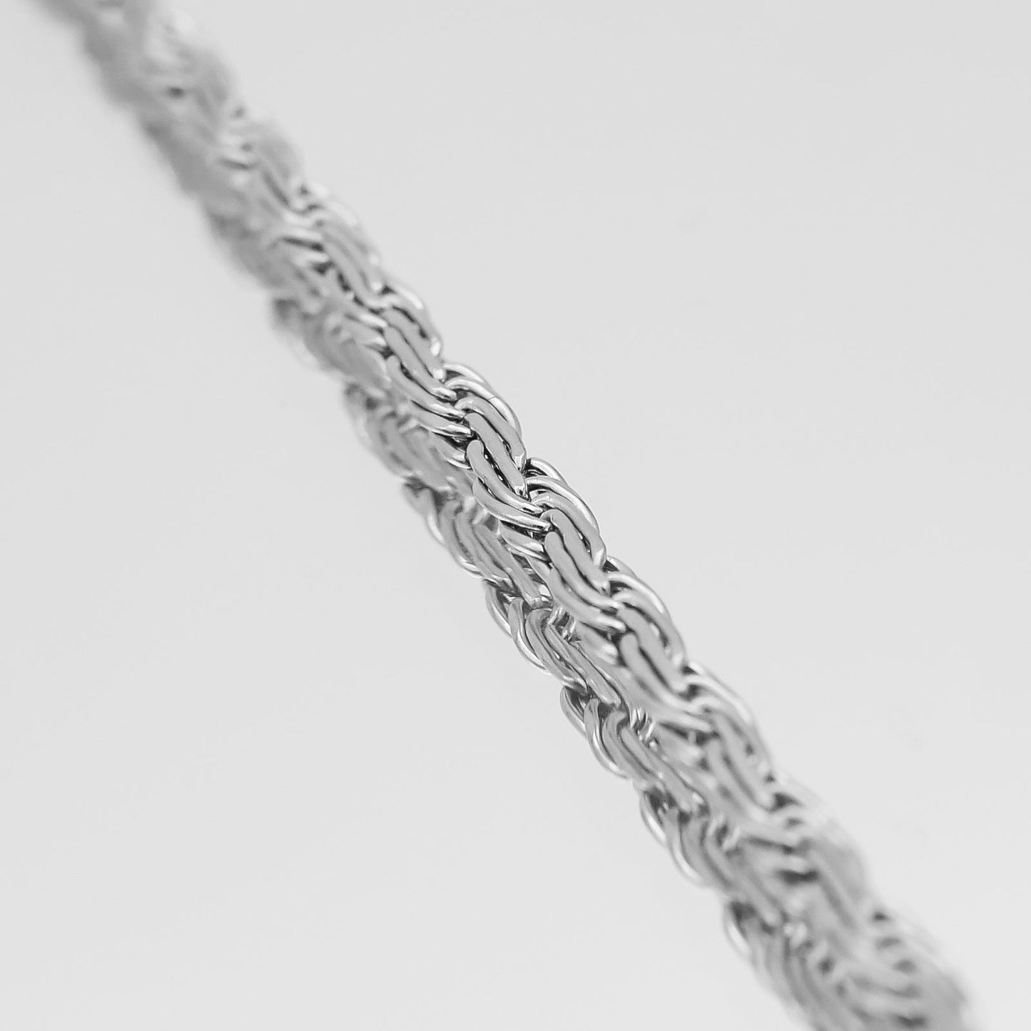 Flat Rope Link Chain | Silver - Image 12 - ISMI JEWELS