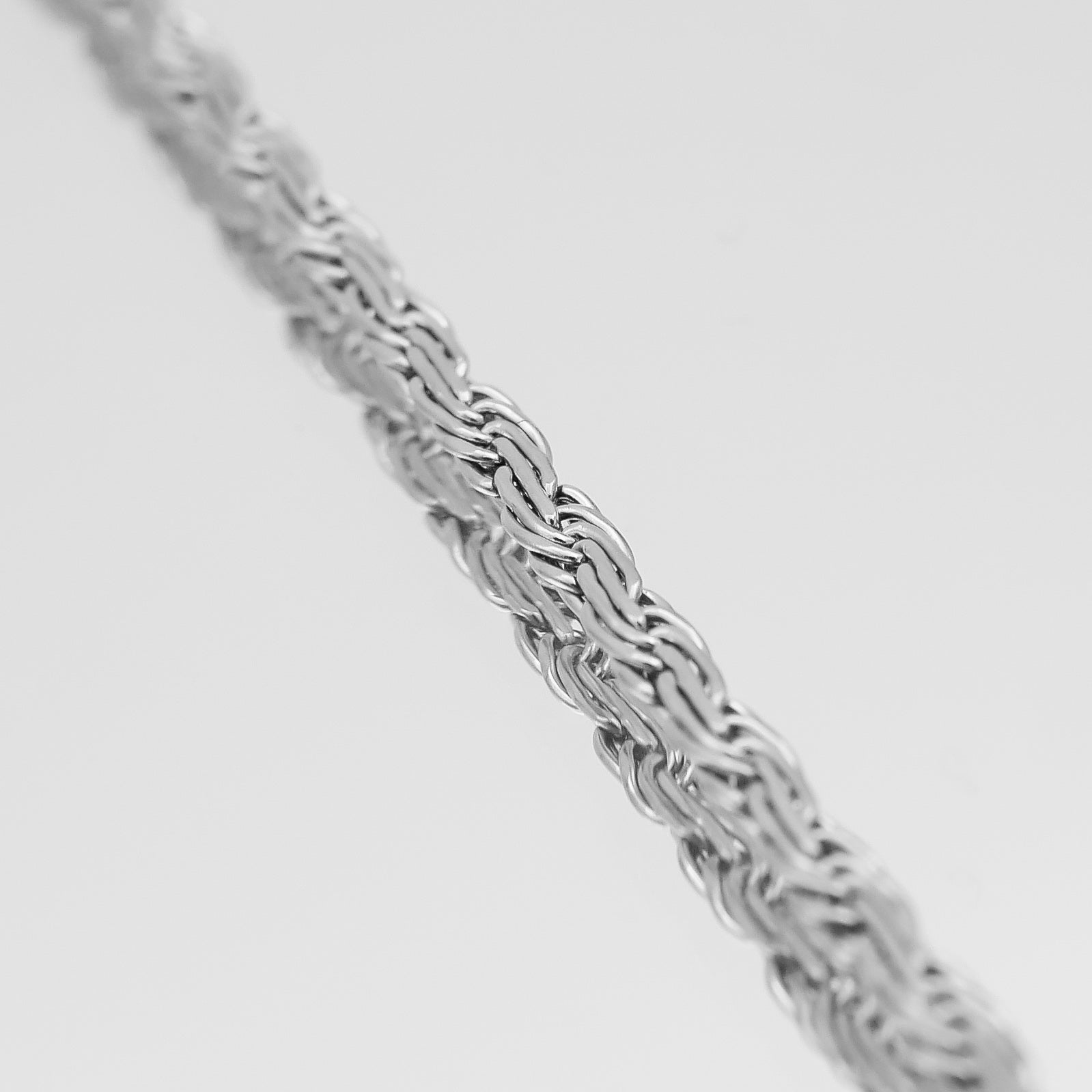 Flat Rope Link Chain | Silver - Image 12 - ISMI JEWELS