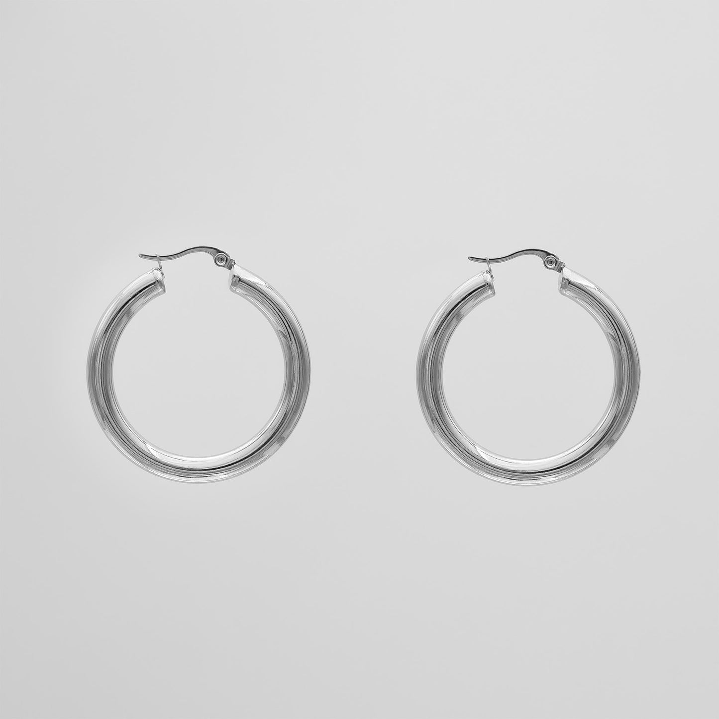 Classic Silver Filled Hoops - Image 1 - ISMI JEWELS