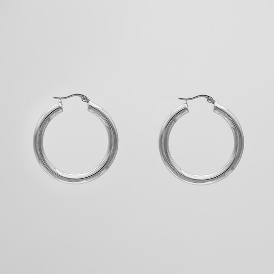 Classic Silver Filled Hoops - Image 1 - ISMI JEWELS