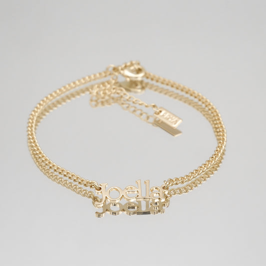 Monaco Custom Name Anklet - Image 1 - ISMI JEWELS