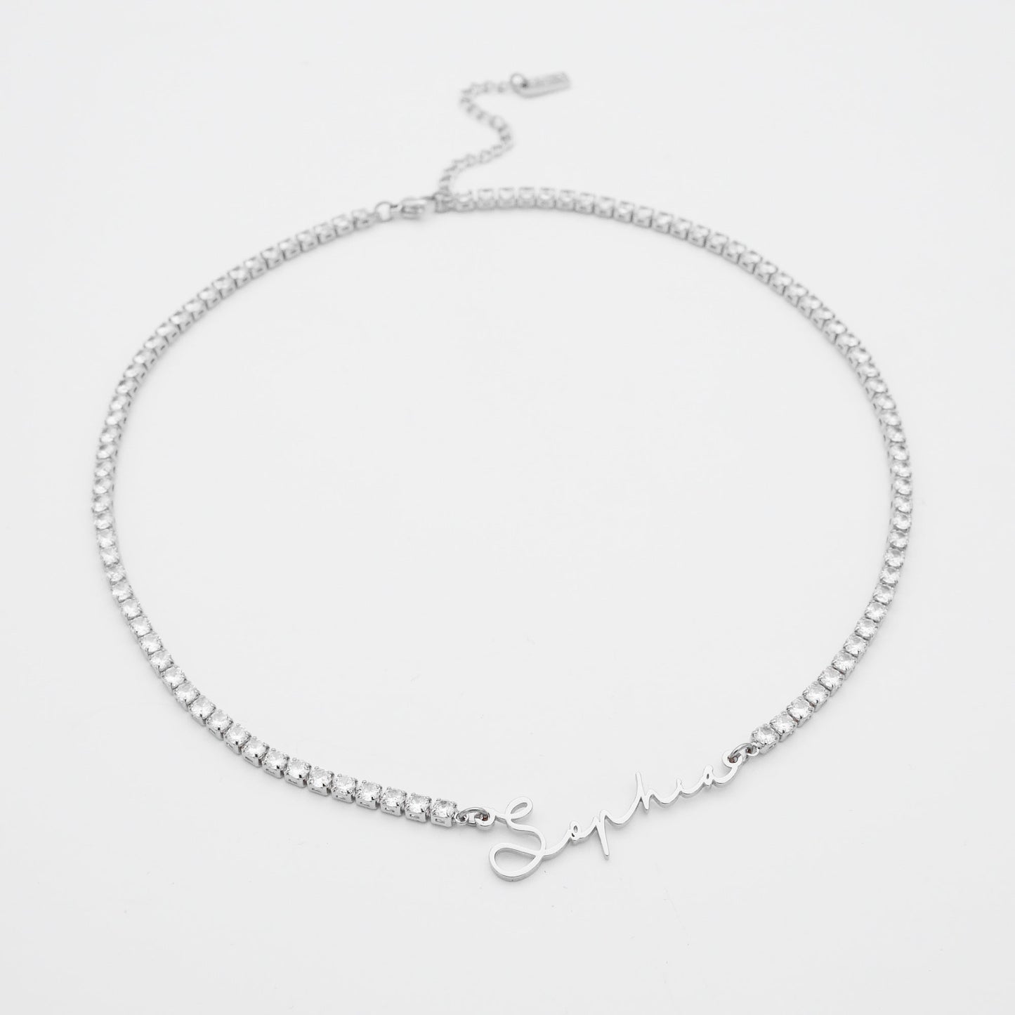Selina Name Tennis Necklace