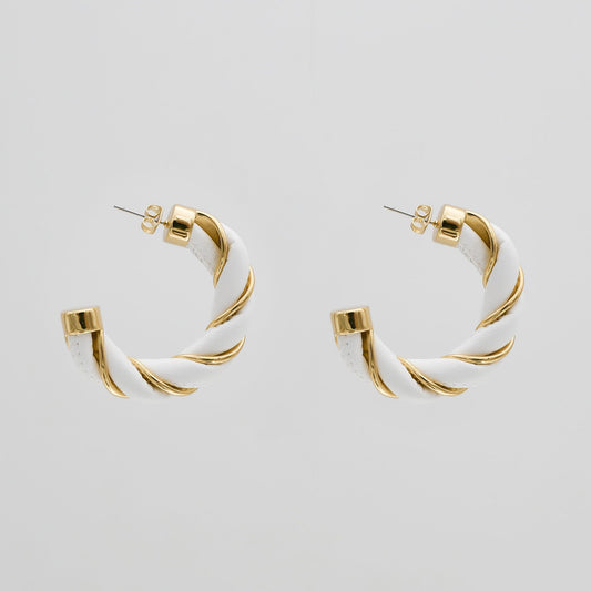 Chloe Leather Earrings - Image 1 - ISMI JEWELS