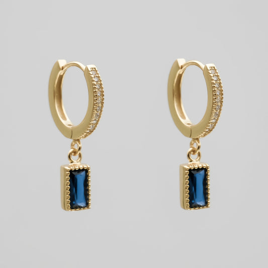 Eliza Mini Drop Earrings - Image 1 - ISMI JEWELS