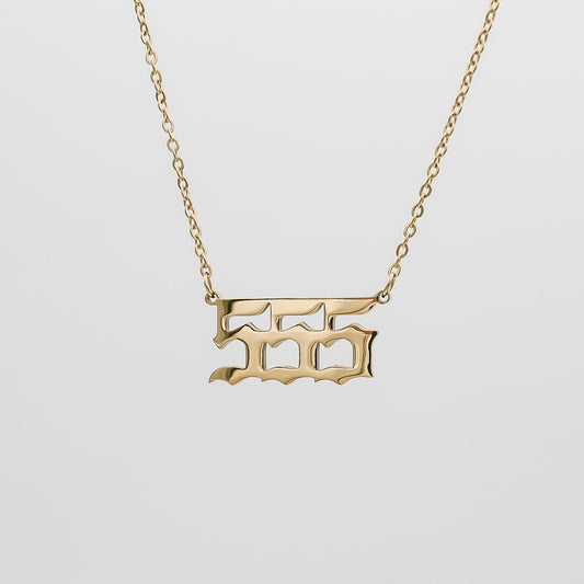 Angel Number Necklace - Image 1 - ISMI JEWELS
