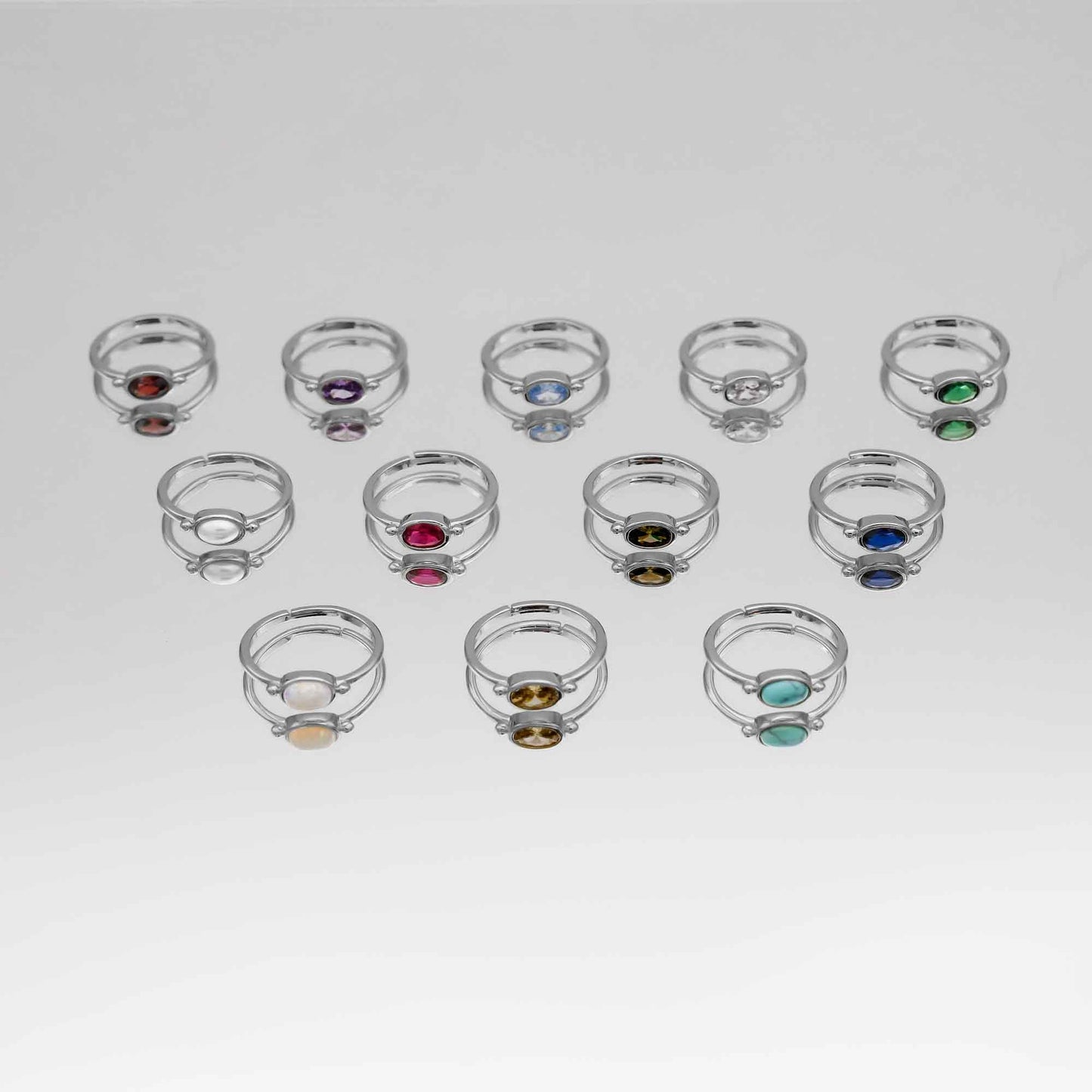 Birthstone Ring | Silver - Image 3 - ISMI JEWELS
