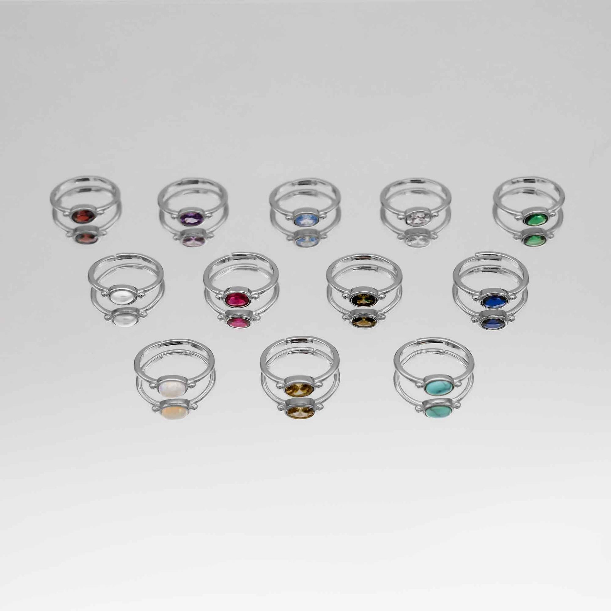 Birthstone Ring | Silver - Image 3 - ISMI JEWELS