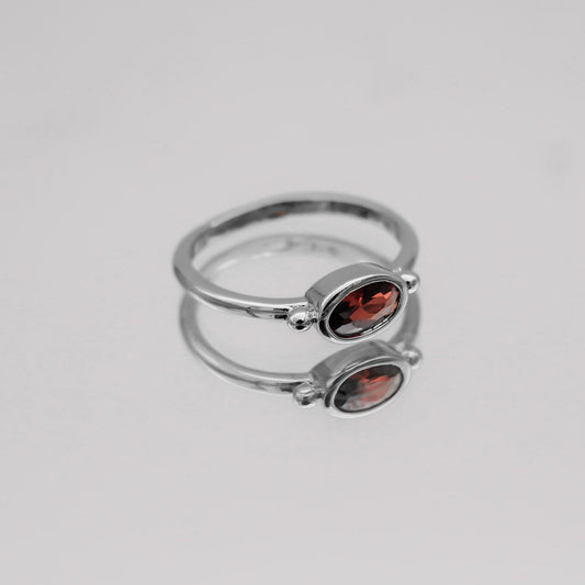 Birthstone Ring | Silver - Image 1 - ISMI JEWELS