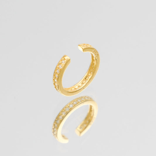 Classic Pave Ear Cuff - Image 1 - ISMI JEWELS