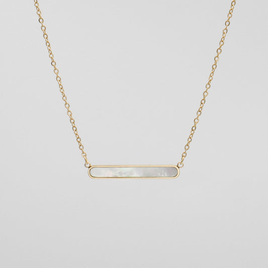 Amaya Opal Bar Necklace - Image 1 - ISMI JEWELS