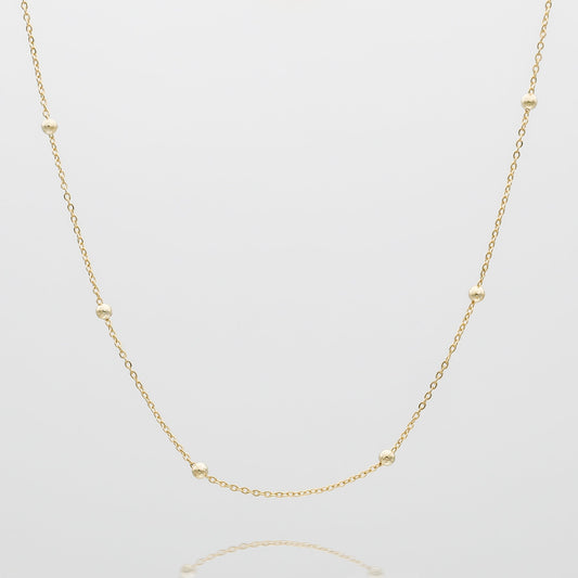 Sphere Beaded Necklace - Image 1 - ISMI JEWELS