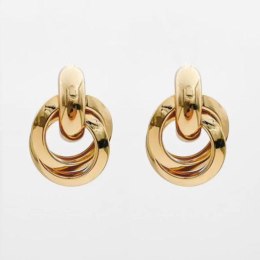 Nadia Knot Knocker Earrings - Image 1 - ISMI JEWELS