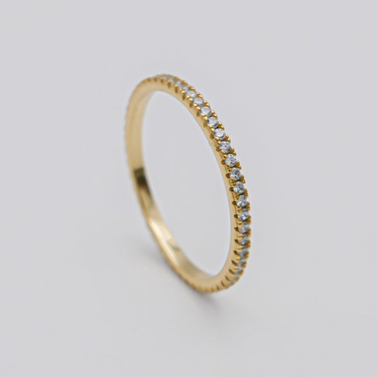Kylie Dainty Diamond Ring - Image 1 - ISMI JEWELS