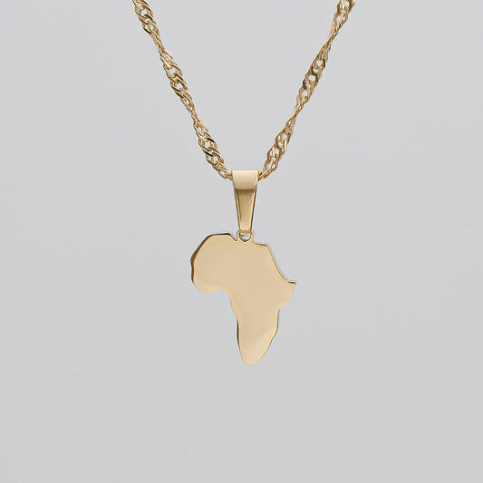 Mini Africa Necklace - Image 1 - ISMI JEWELS
