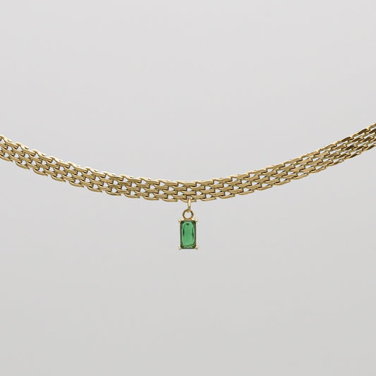 Raya Thin Necklace - Image 1 - ISMI JEWELS