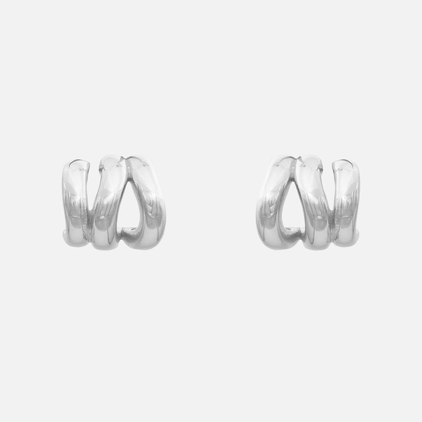 Romy Triple Hoop Earrings - Image 5 - ISMI JEWELS