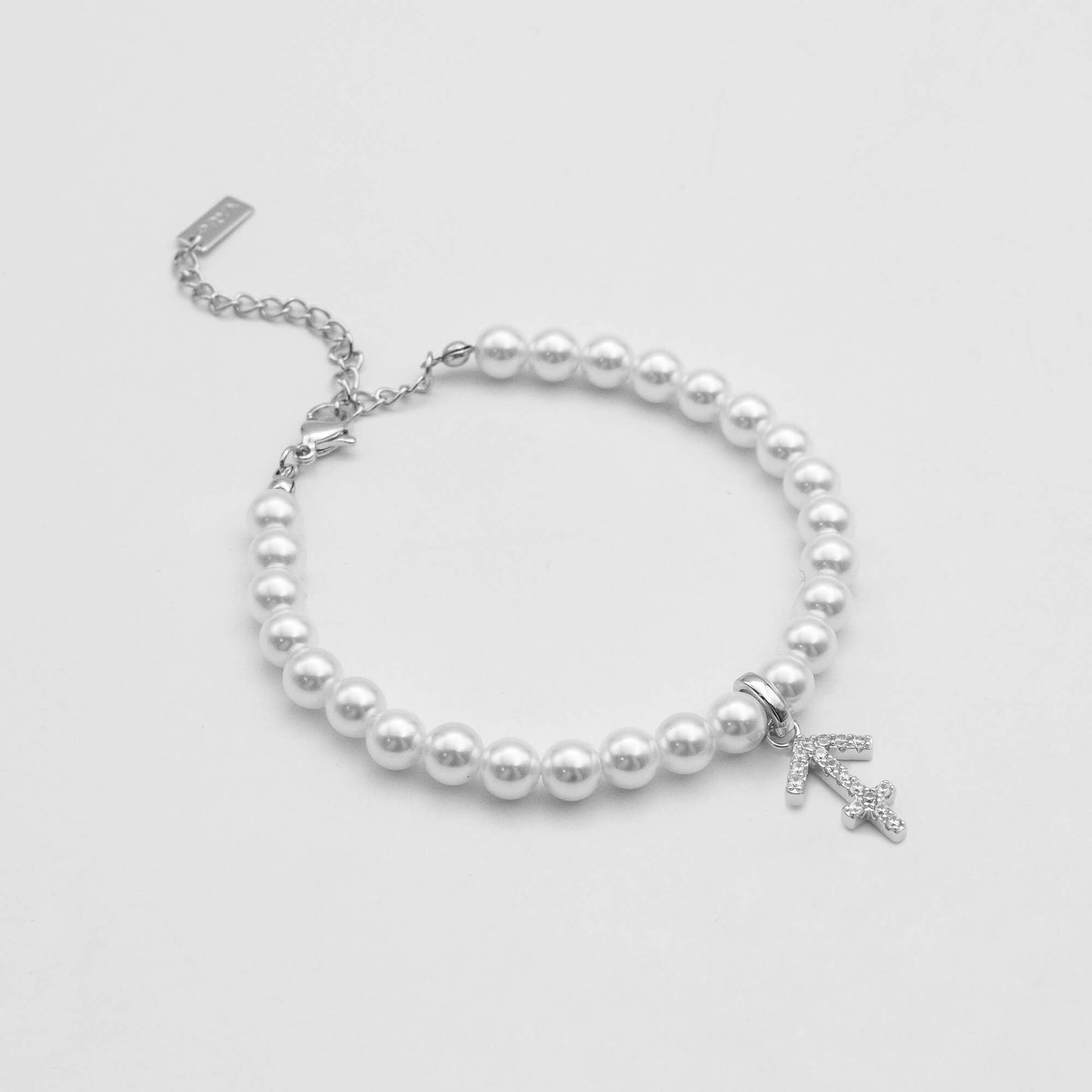 Pave Pearl Zodiac Anklet - Image 23 - ISMI JEWELS