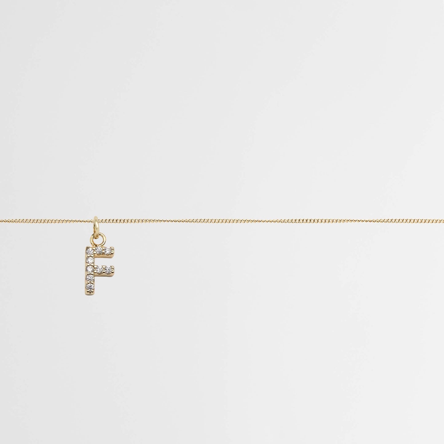 Samara Pave Initial Belly chain - Image 7 - ISMI JEWELS
