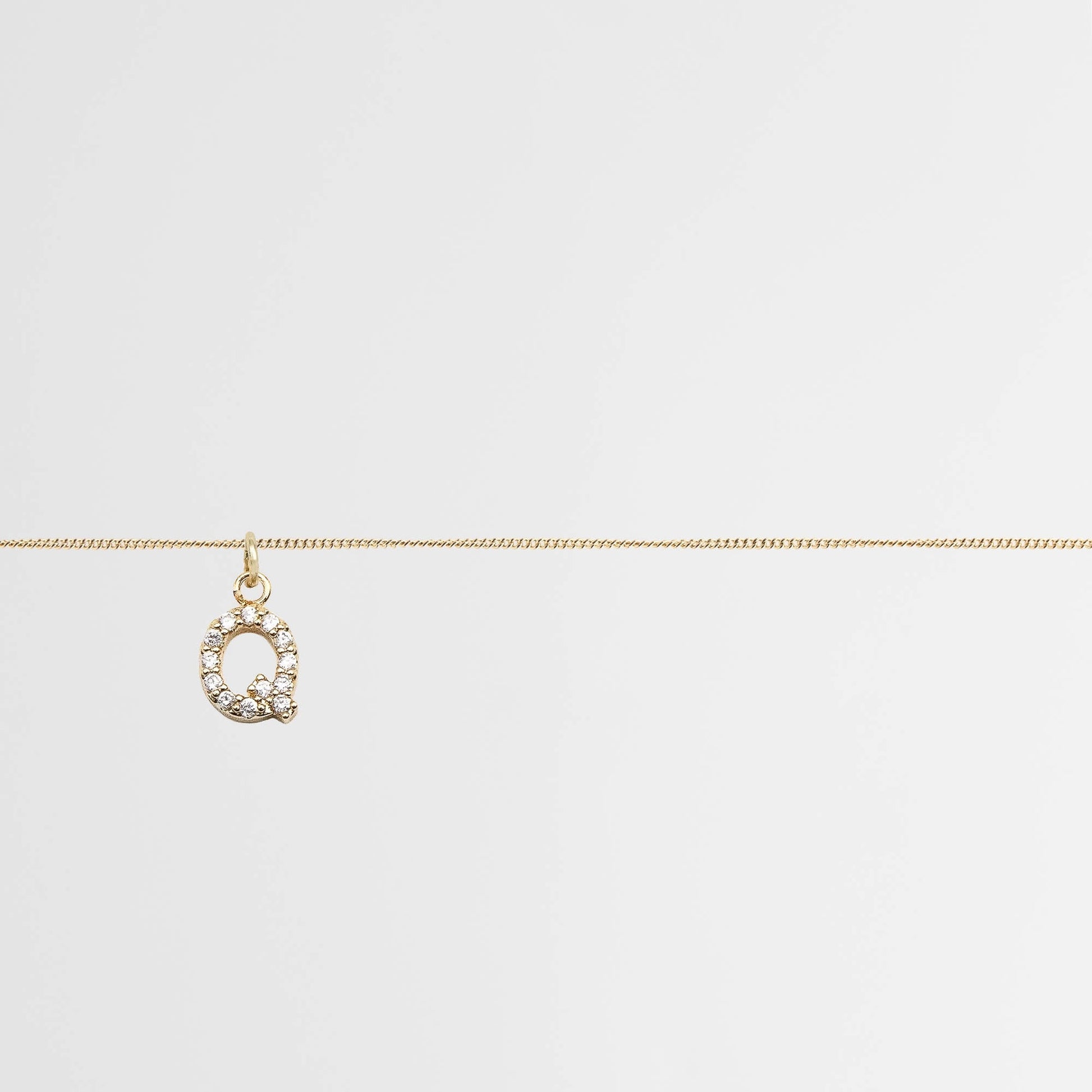 Samara Pave Initial Belly chain - Image 14 - ISMI JEWELS