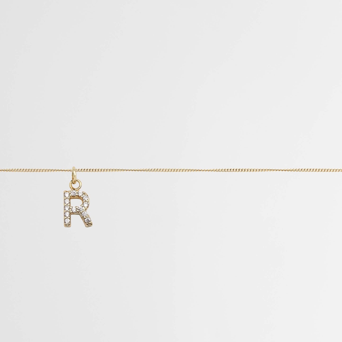 Samara Pave Initial Belly chain - Image 15 - ISMI JEWELS