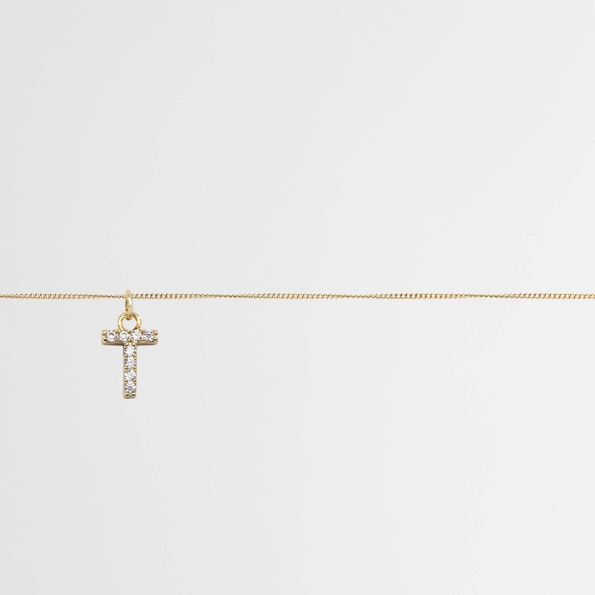Samara Pave Initial Belly chain - Image 16 - ISMI JEWELS