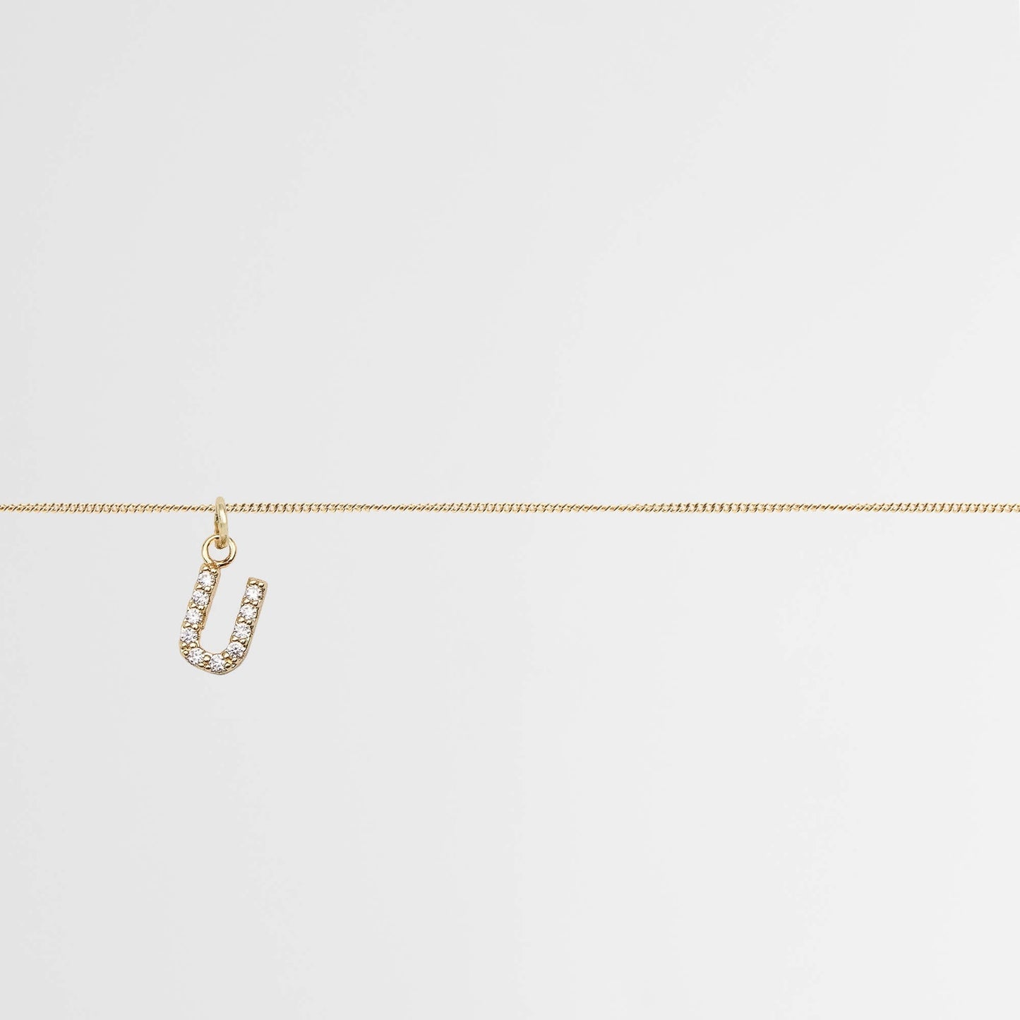 Samara Pave Initial Belly chain - Image 17 - ISMI JEWELS