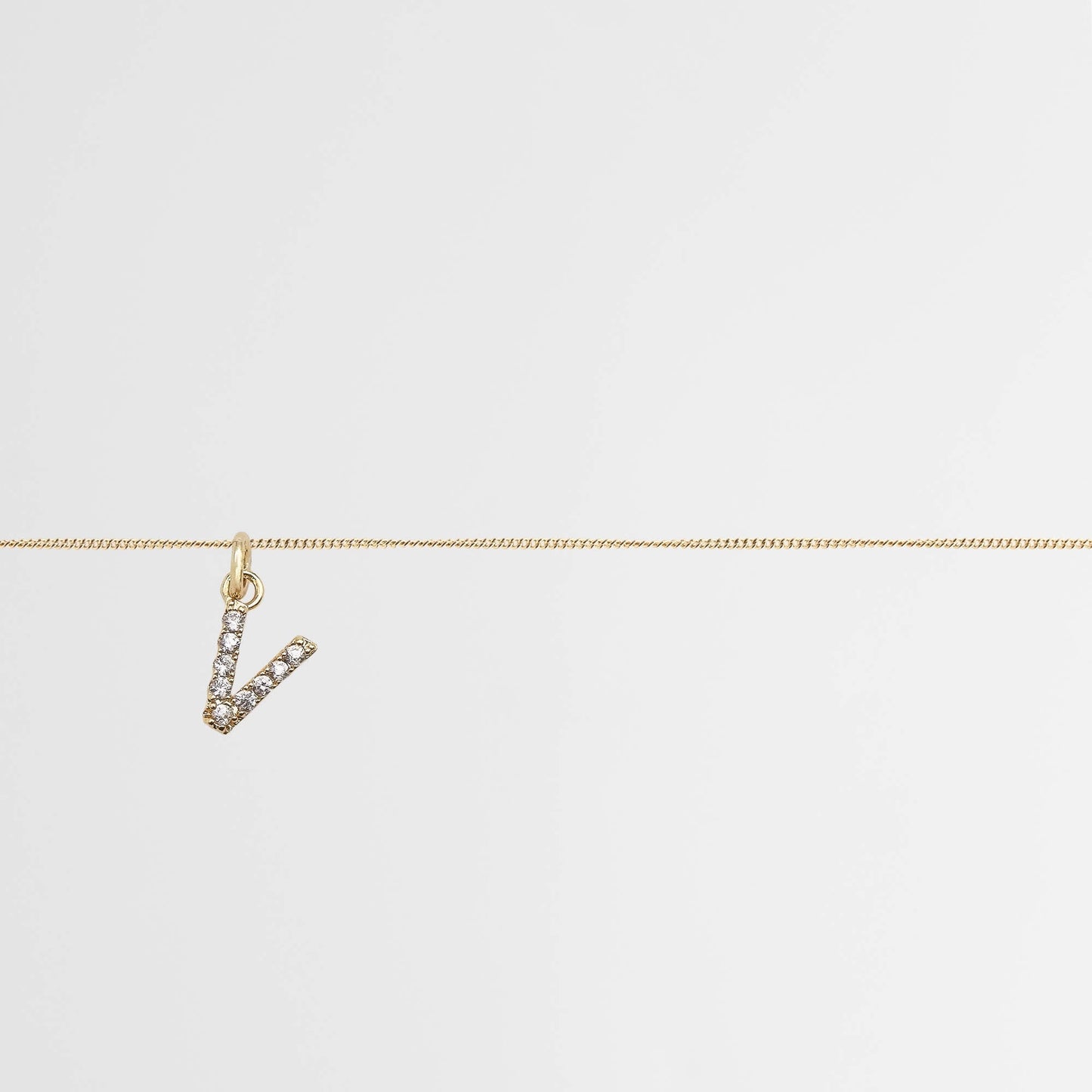 Samara Pave Initial Belly chain - Image 18 - ISMI JEWELS