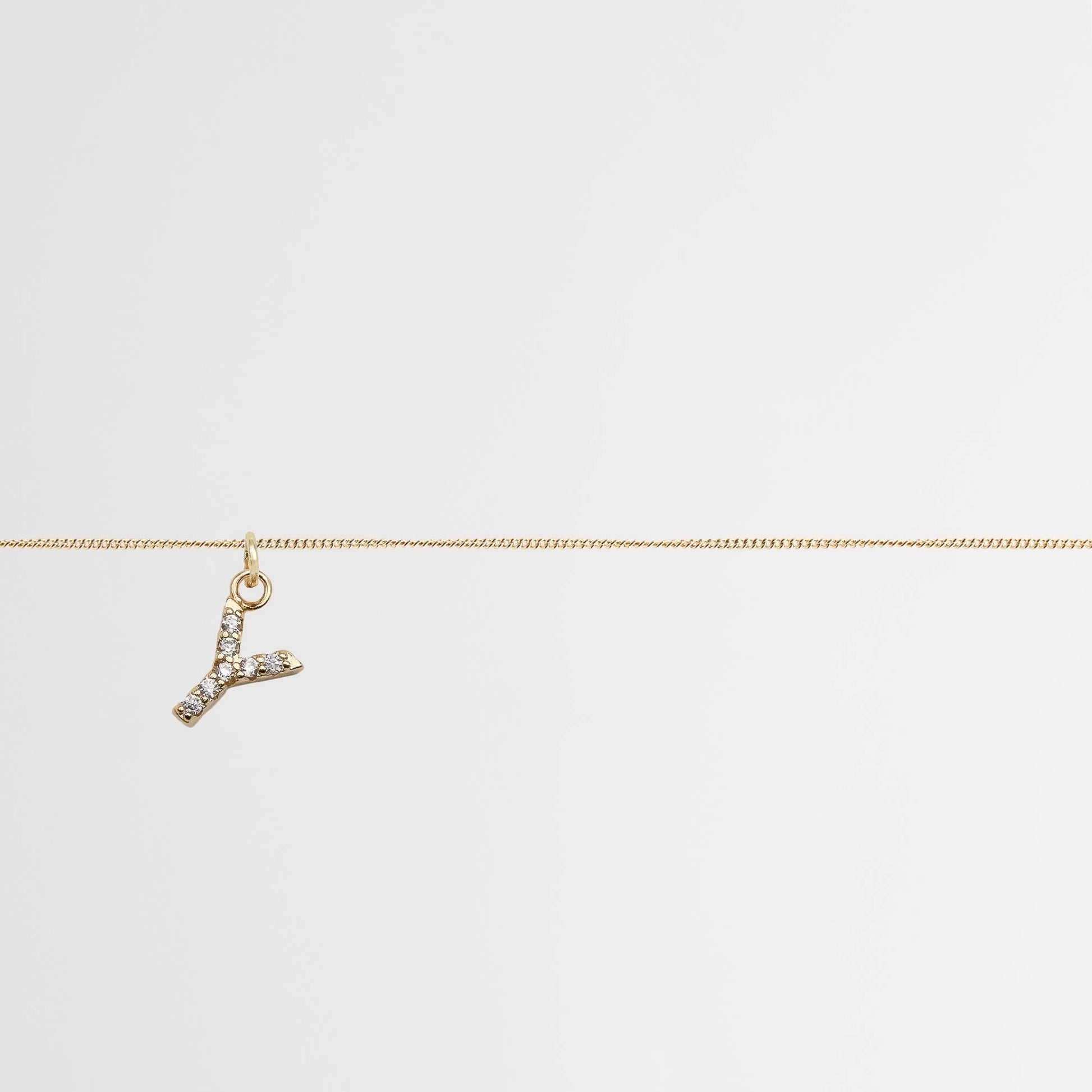 Samara Pave Initial Belly chain - Image 21 - ISMI JEWELS