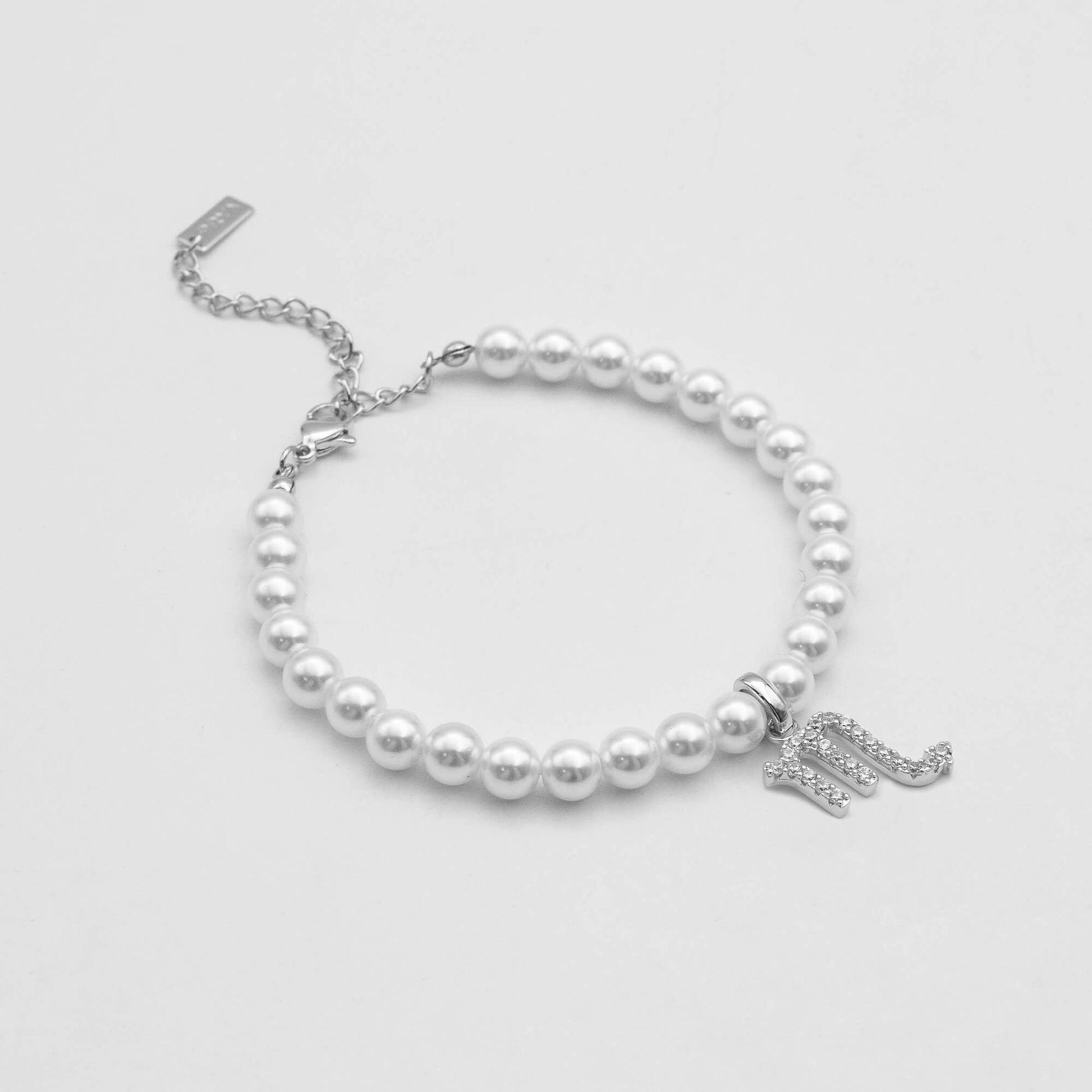 Pave Pearl Zodiac Anklet - Image 22 - ISMI JEWELS