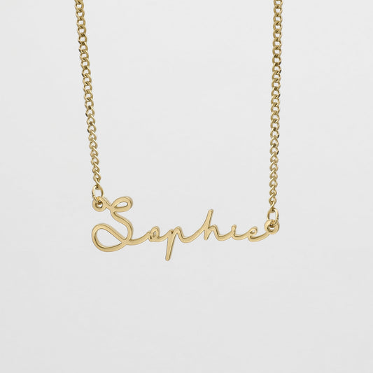 Selina Custom Name Necklace (Horizontal) - Image 1 - ISMI JEWELS