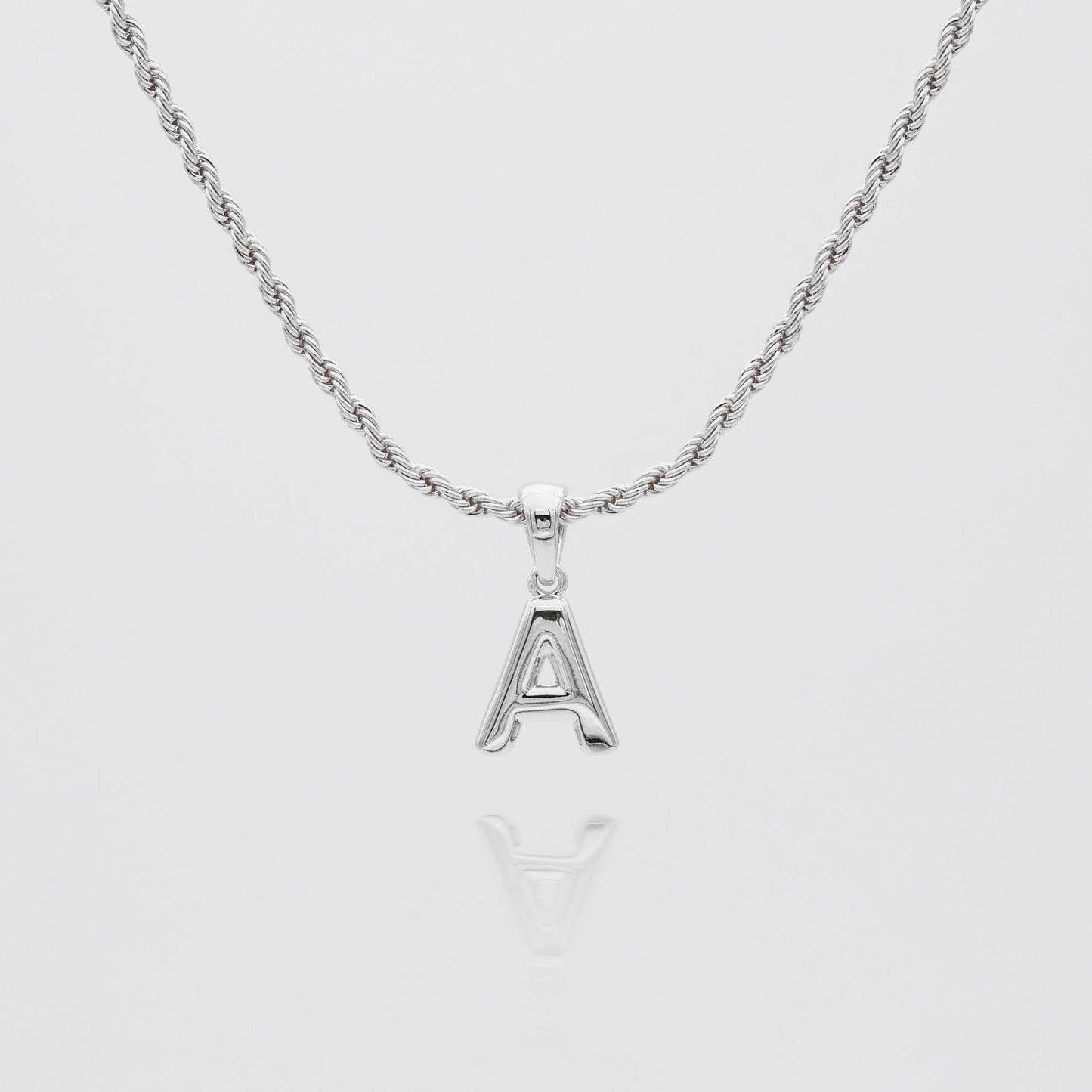 Mini Bubble Initial Necklace - Image 8 - ISMI JEWELS