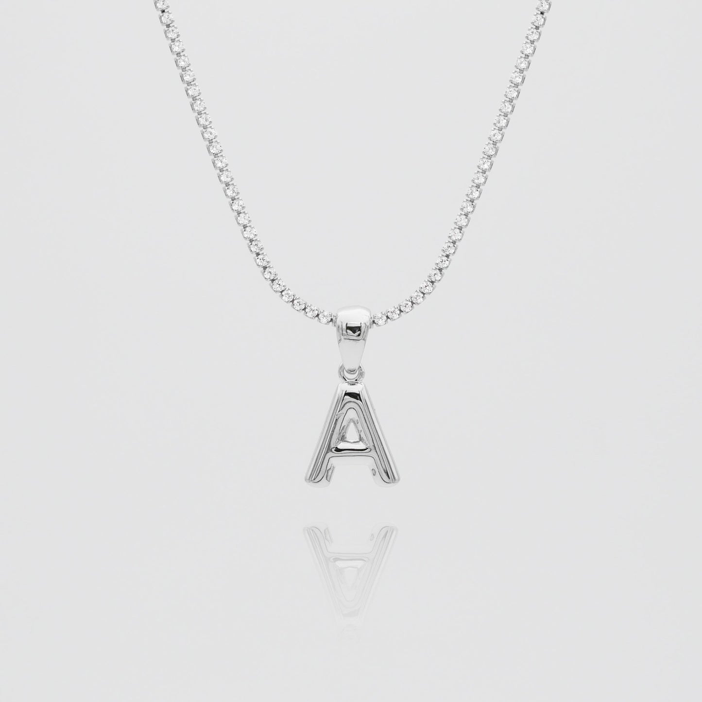 Mini Bubble Initial Necklace - Image 7 - ISMI JEWELS