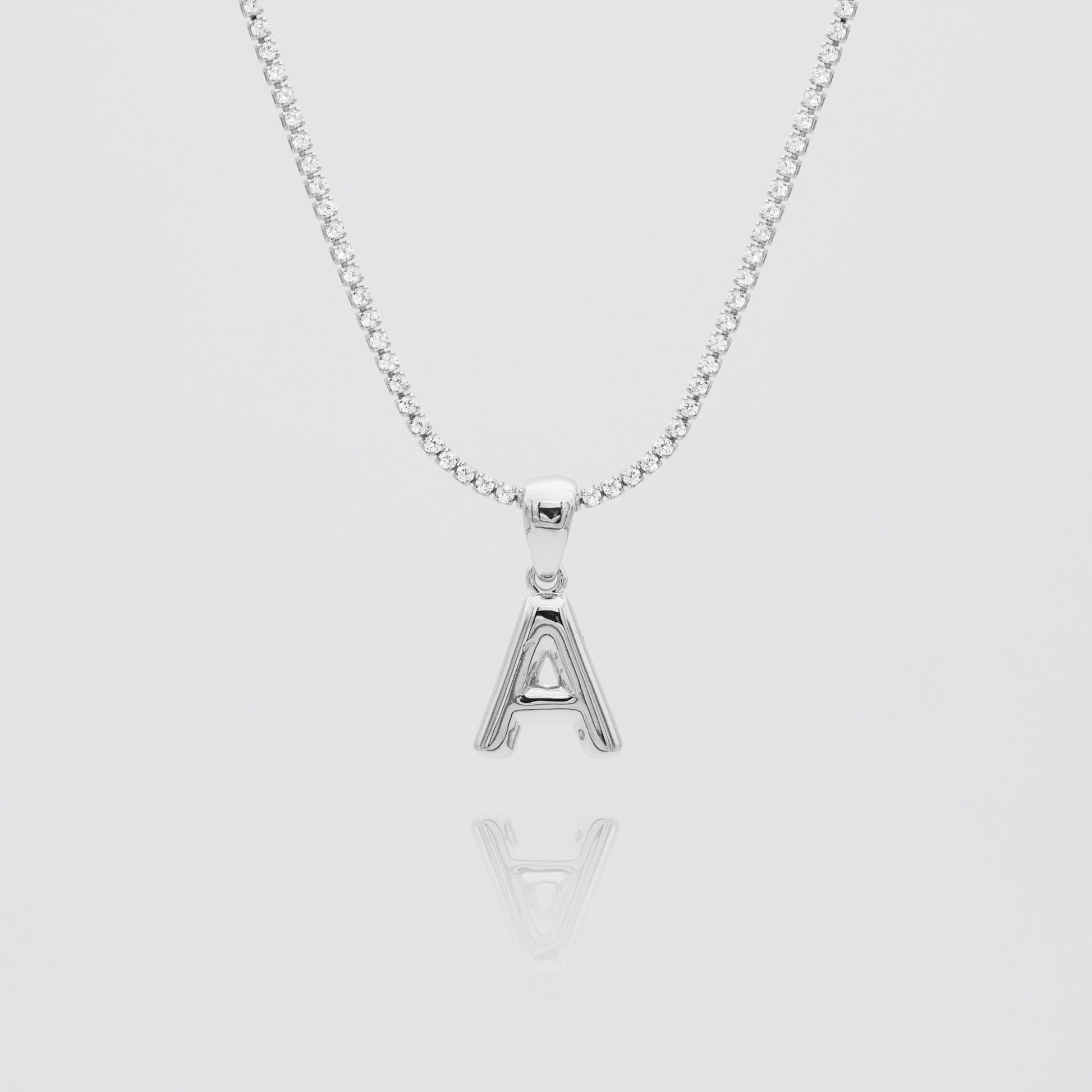 Mini Bubble Initial Necklace - Image 7 - ISMI JEWELS