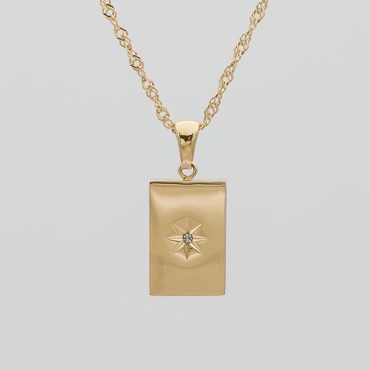 Starlight Tablet Necklace - Image 1 - ISMI JEWELS