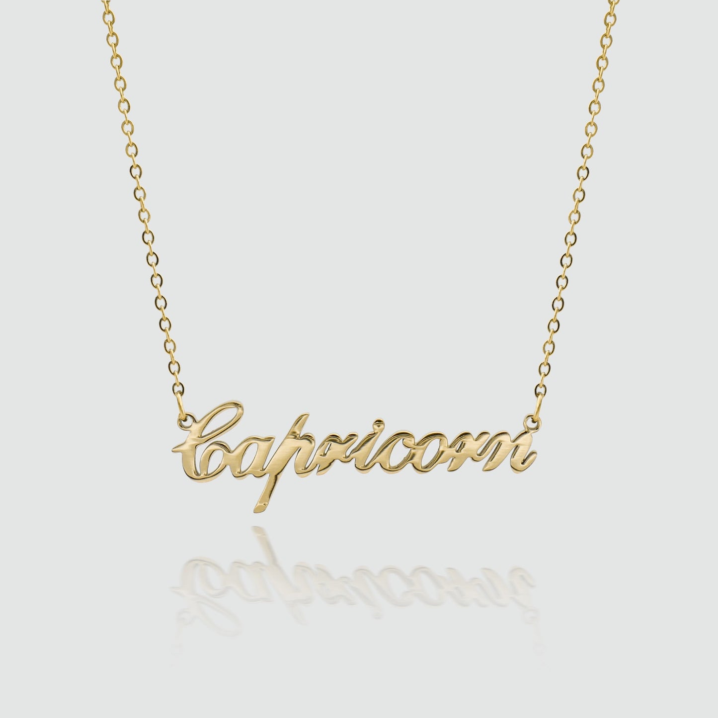 Zodiac Name Necklace