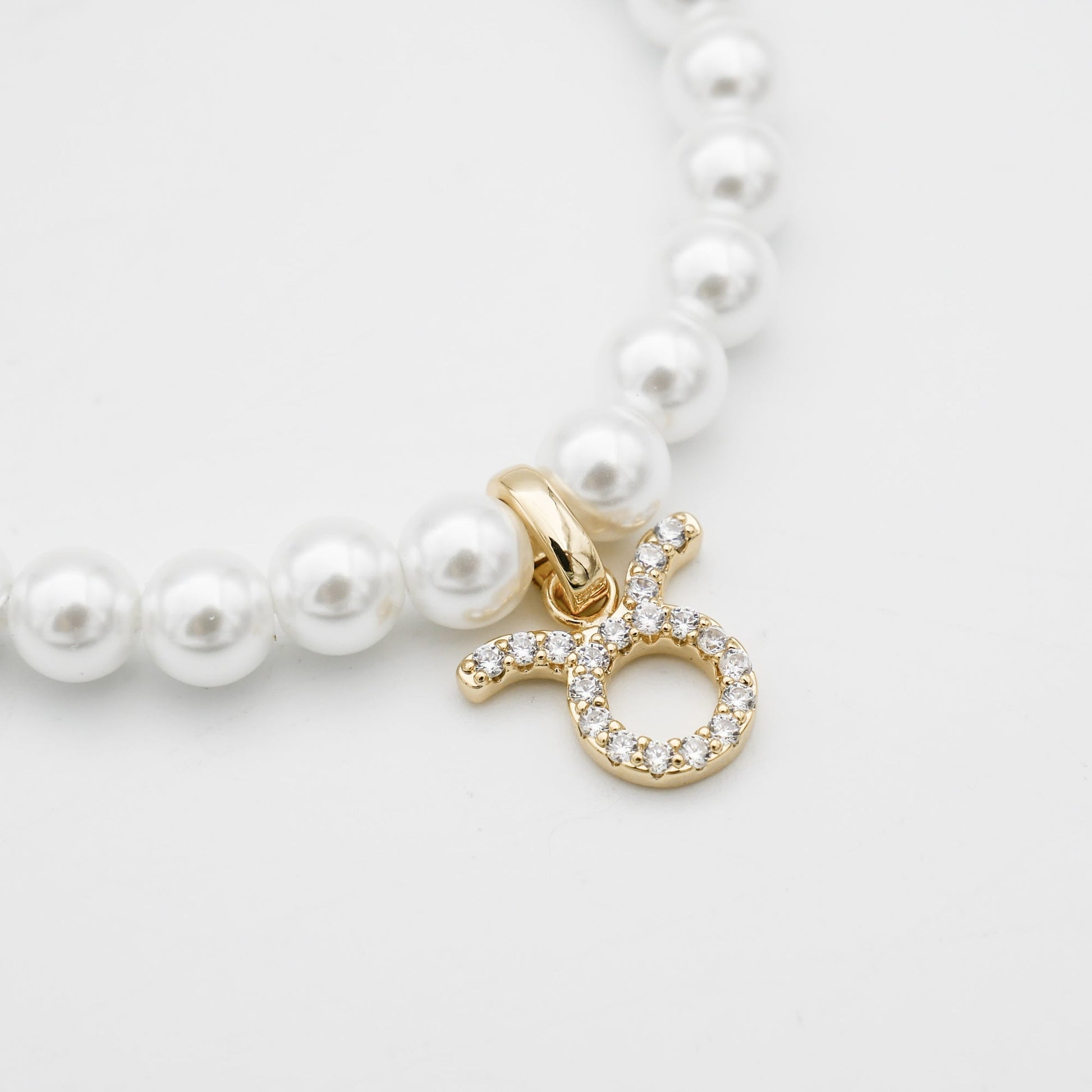 Pave Pearl Zodiac Bracelet - Image 4 - ISMI JEWELS