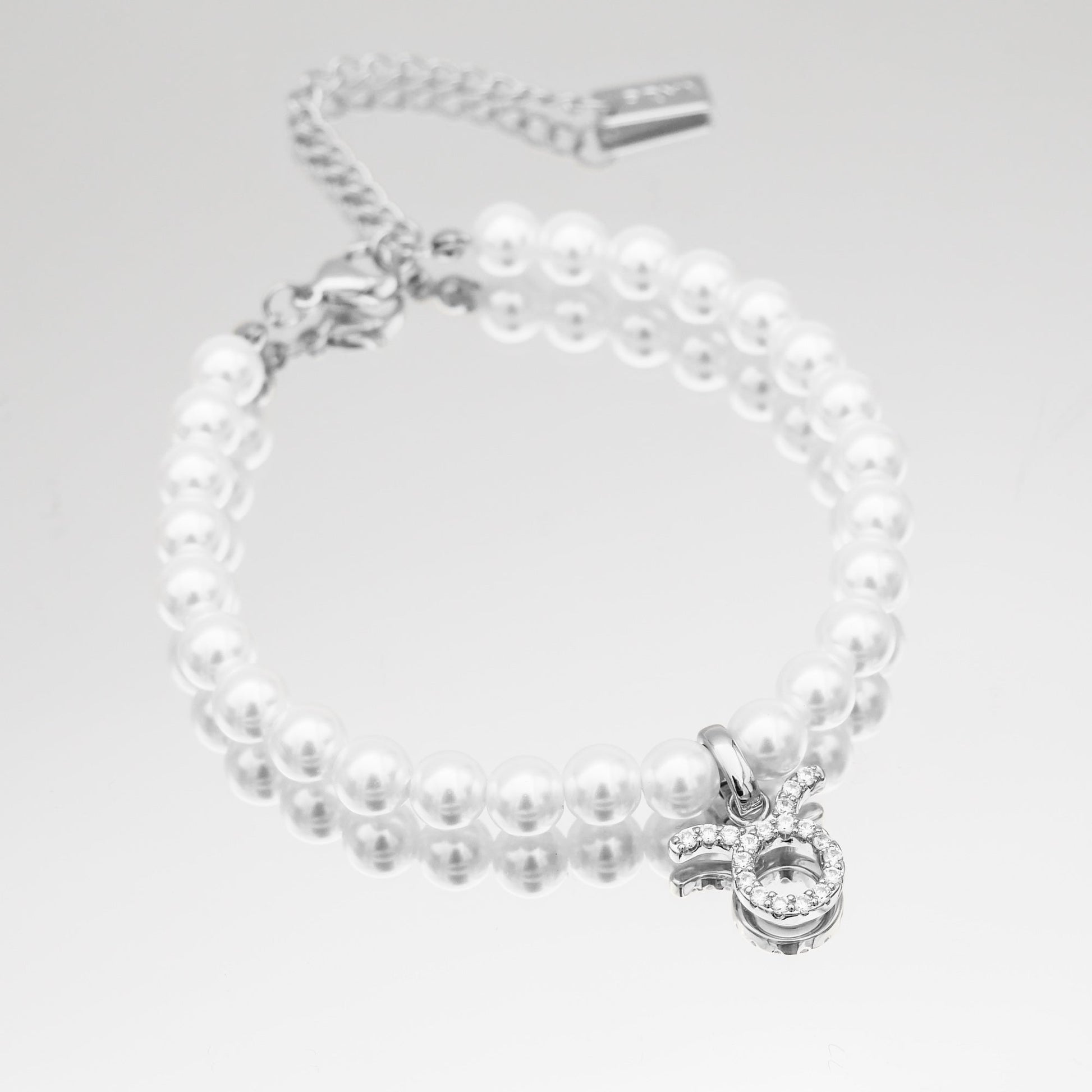 Pave Pearl Zodiac Bracelet - Image 8 - ISMI JEWELS