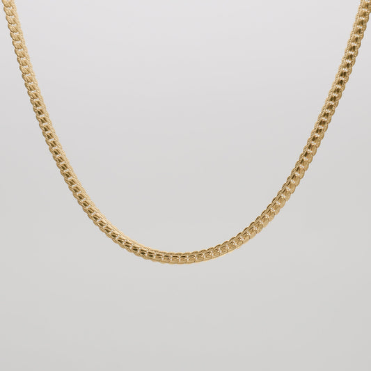 Zuri Hammered Curb Chain - Image 1 - ISMI JEWELS