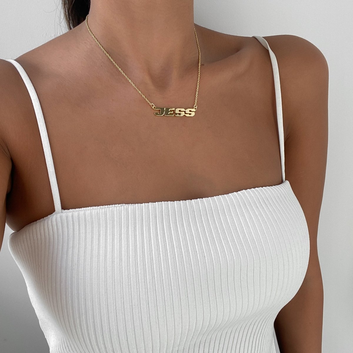 Action Custom Name Necklace - ISMI JEWELS