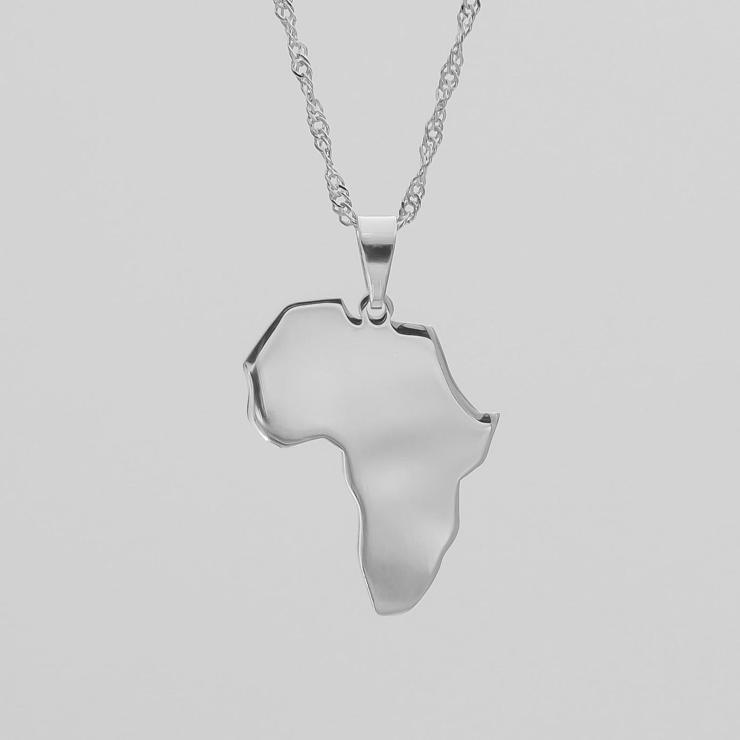 Africa Silver Filled Necklace - Image 1 - ISMI JEWELS