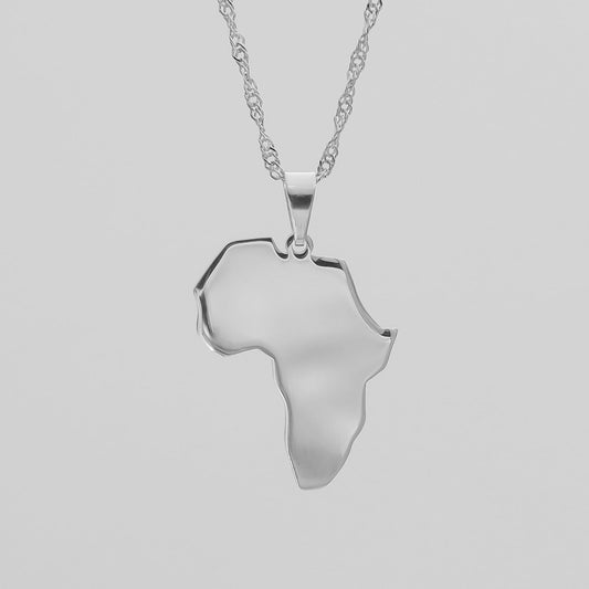 Africa Silver Filled Necklace - Image 1 - ISMI JEWELS