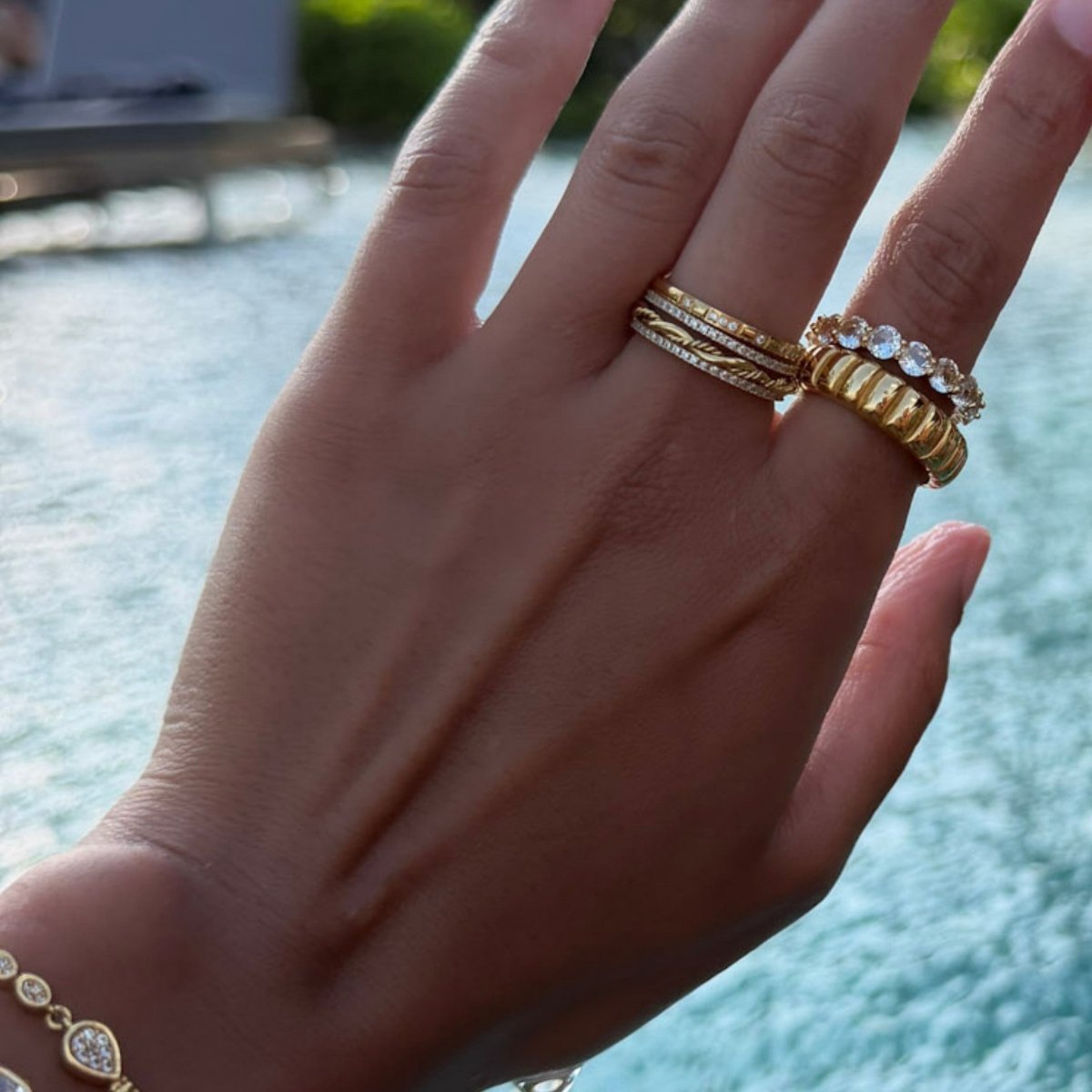 Aicha Twisted Ring - ISMI JEWELS