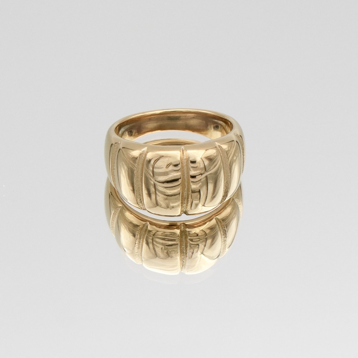 Alessia Chunky Ribbed Ring - ISMI JEWELS